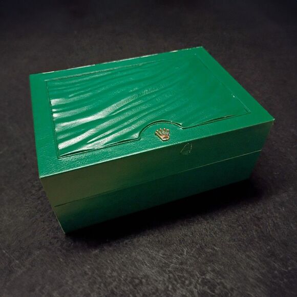 Vintage ROLEX SA Oyster Watch Green wave BOX  - REF 39139.04 Geneve Suisse - Picture 2 of 12